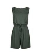 Dorothy Perkins Khaki Ruched Shoulder Playsuit