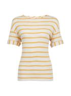 Dorothy Perkins Yellow Striped Utility T-shirt