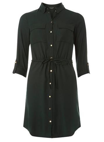 Dorothy Perkins Green Shirt Dress