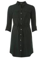 Dorothy Perkins Green Shirt Dress