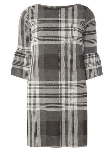 Dorothy Perkins Grey Check Shift Dress