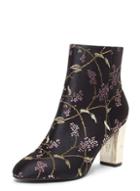 Dorothy Perkins Black 'alyce' Jacquard Ankle Boots