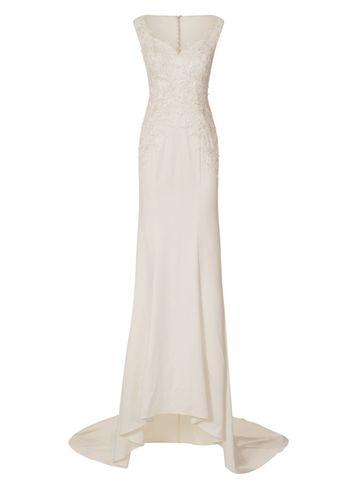 Dorothy Perkins *little Mistress Bridal Sweetheart Maxi Dress
