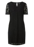 Dorothy Perkins Black Two Tone Lace Shift Dress