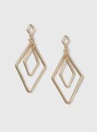 Dorothy Perkins Inner Diamond Drop Earrings