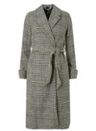 Dorothy Perkins Monochrome Check Wrap Coat