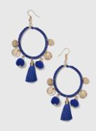 Dorothy Perkins Pom And Coin Earrings