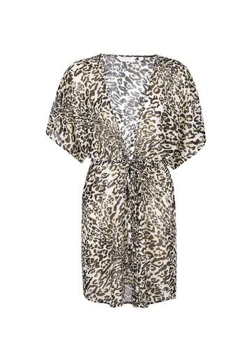 Dorothy Perkins Sheer Leopard Print Cover Up Dress