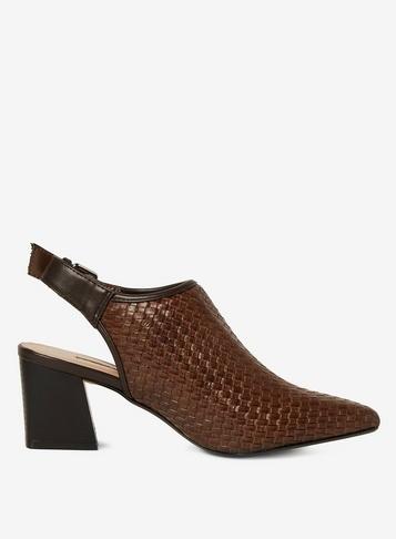 Dorothy Perkins Brown 'anthea' Woven Shoe Boots