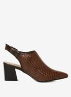 Dorothy Perkins Brown 'anthea' Woven Shoe Boots