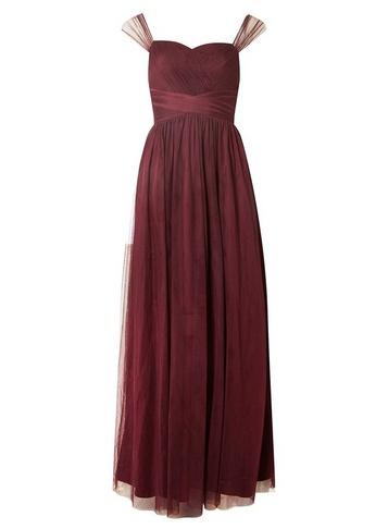 Dorothy Perkins *showcase Burgundy 'esme' Maxi Dress