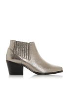 *head Over Heels By Dune Pewter Oli Ladies Ankle Boots