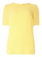 Dorothy Perkins *tall Lemon Pom Pom Trim Tee