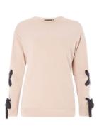 Dorothy Perkins Light Pink Tie Sleeve Sweat Top