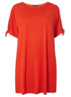 Dorothy Perkins Dp Curve Red Cold Shoulder T-shirt