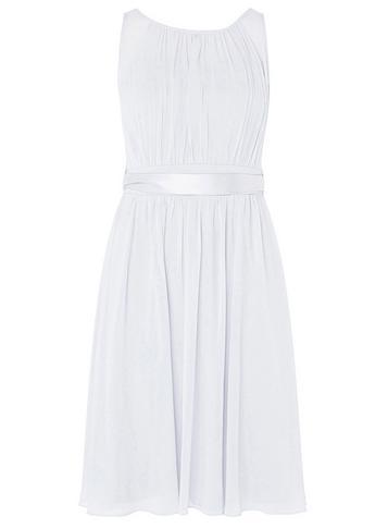 Dorothy Perkins *showcase Grey Petite 'bethany' Mini Skater Dress