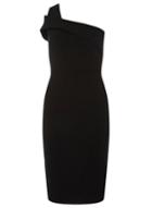 Dorothy Perkins *black Cut Out Shoulder Bodycon Dress