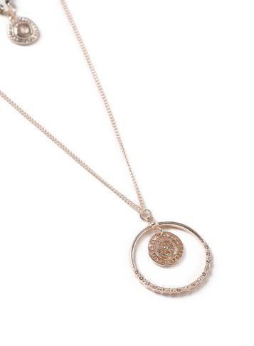 Dorothy Perkins Rose Gold Look Leaf Collar Necklace