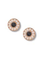 Dorothy Perkins Rose Gold Floral Stud Earrings