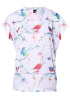 Dorothy Perkins *izabel London Multi Coloured Tropical And Bird T-shirt