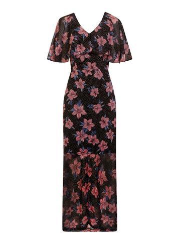 Dorothy Perkins *girls On Film Multicoloured Floral Print Maxi Dress