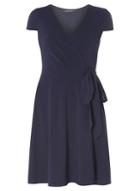 Dorothy Perkins *tall Navy Wrap Dress
