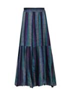 Dorothy Perkins *jolie Moi Blue Striped Midi Skirt