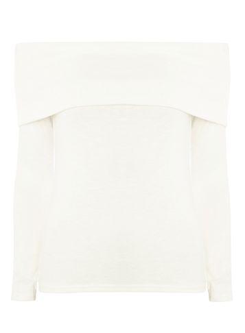 Dorothy Perkins Ivory Brushed Bardot Top
