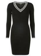 Dorothy Perkins Black Cricket Jumper Dress