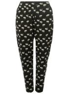 Dorothy Perkins Dp Curve Black Daisy Print Jersey Jogger