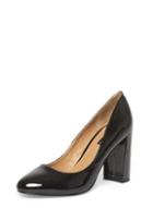 Dorothy Perkins Black 'dafney' Block Heel Court Shoes