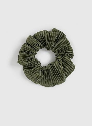 Dorothy Perkins Khaki Crinkle Scrunchie