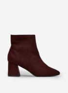 Dorothy Perkins Wide Fit Oxblood 'addie' Ankle Boots