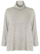 Dorothy Perkins Dp Curve Grey Cowl Neck Jumper