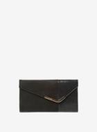 Dorothy Perkins Black Half'n'half Clutch Bag