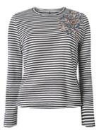 Dorothy Perkins *only Multi Embroidered Stripe Top