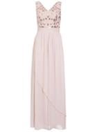 Dorothy Perkins *quiz Pink Waterfall V-neck Maxi Dress