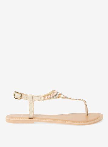 Dorothy Perkins Wide Fit Nude 'fever' Sandals