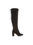 Dorothy Perkins *head Over Heels By Dune Black 'saffy' Ladies Ankle Boots