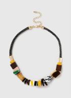 Dorothy Perkins Resin Stripe Collar Necklace