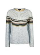 Dorothy Perkins Grey Fairisle Jumper