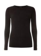 Dorothy Perkins Black Button Cuff Jumper