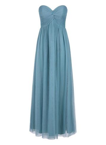 *little Mistress Sage Bandeau Maxi Dress