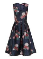 Dorothy Perkins *chi Chi London Blue Floral Print Midi Dress