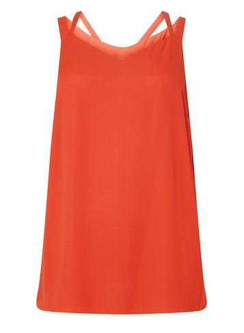 Dorothy Perkins Dp Curve Red X-back Camisole Top