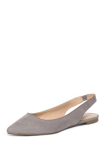 Dorothy Perkins Grey 'prinny' Slingback Shoes