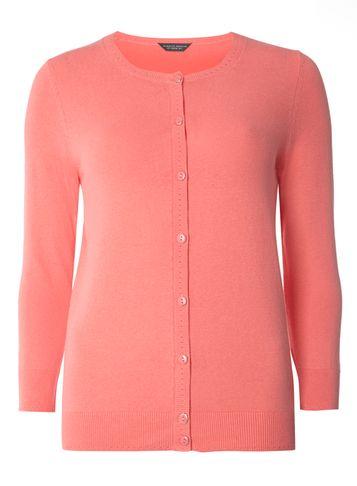 Dorothy Perkins *tall Pink Cotton Cardigan