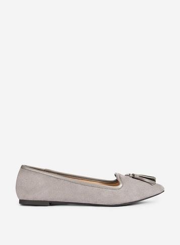 Dorothy Perkins Grey Pimlico Pumps