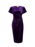 *lily & Franc Purple Manipulated Dress