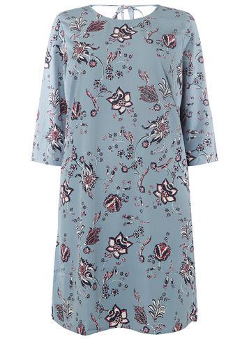 Dorothy Perkins *juna Rose Curve Blue Shift Dress